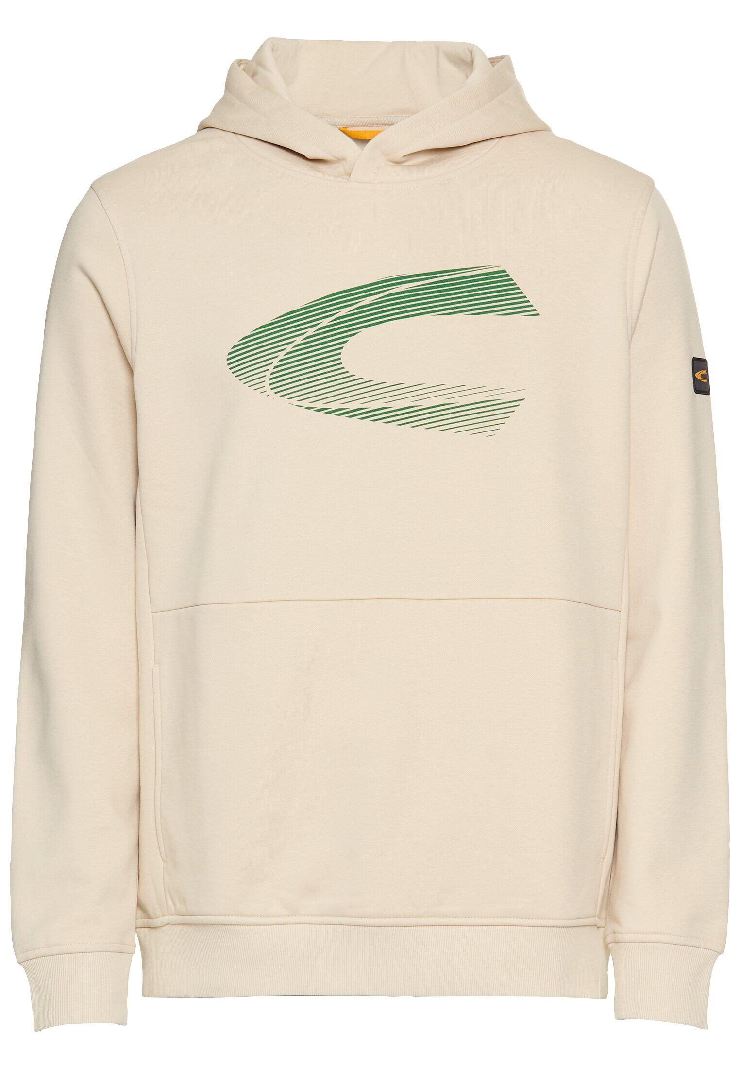 camel active - Hoodie aus Baumwollmix oatmeal - Gr. - XXL von camel active