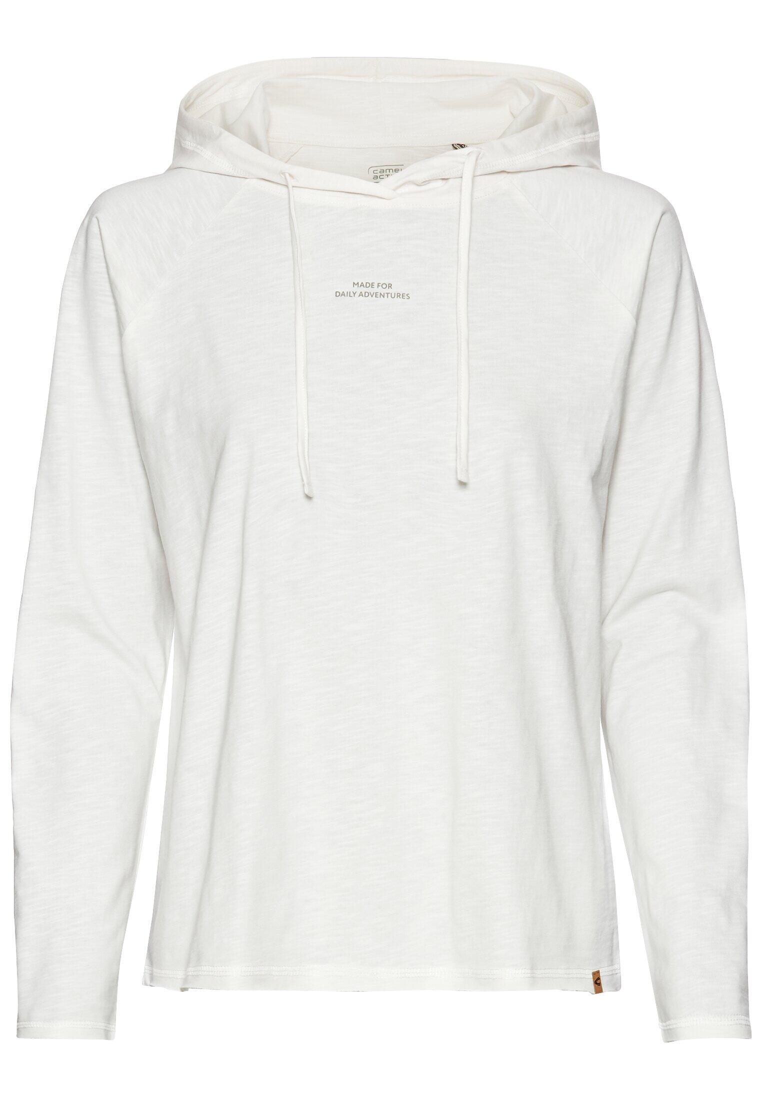 camel active - Hoodie aus reiner Baumwolle milk white - Gr. - XL von camel active