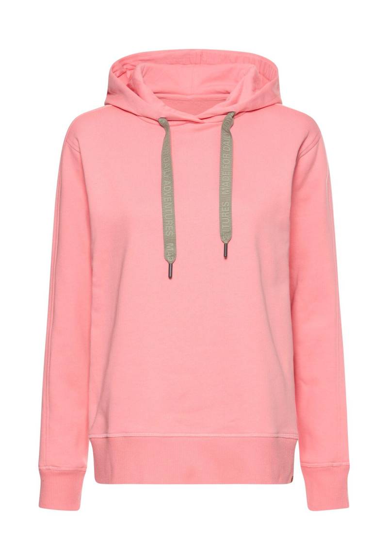 camel active - Hoodie aus reiner Baumwolle winter berry - Gr. - S von camel active
