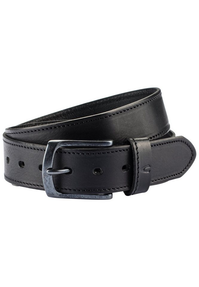 camel active Hüftgürtel Ledergürtel Steppnaht von camel active