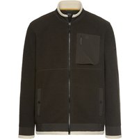 camel active Jacke in Teddyfell-Qualität mit Logo-Aufnäher von camel active