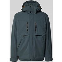 camel active Jacke mit Reißverschlusstaschen Modell 'TEXXXACTIVE' in Petrol, Größe 48 von camel active