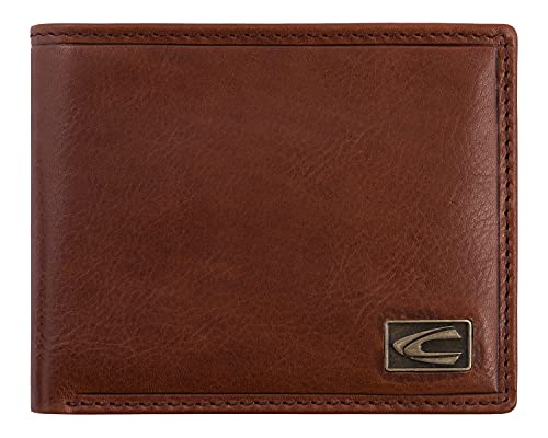 camel active Japan Herren Geldbörse Klein Querformat RFID Leder Klein Cognac Braun von camel active