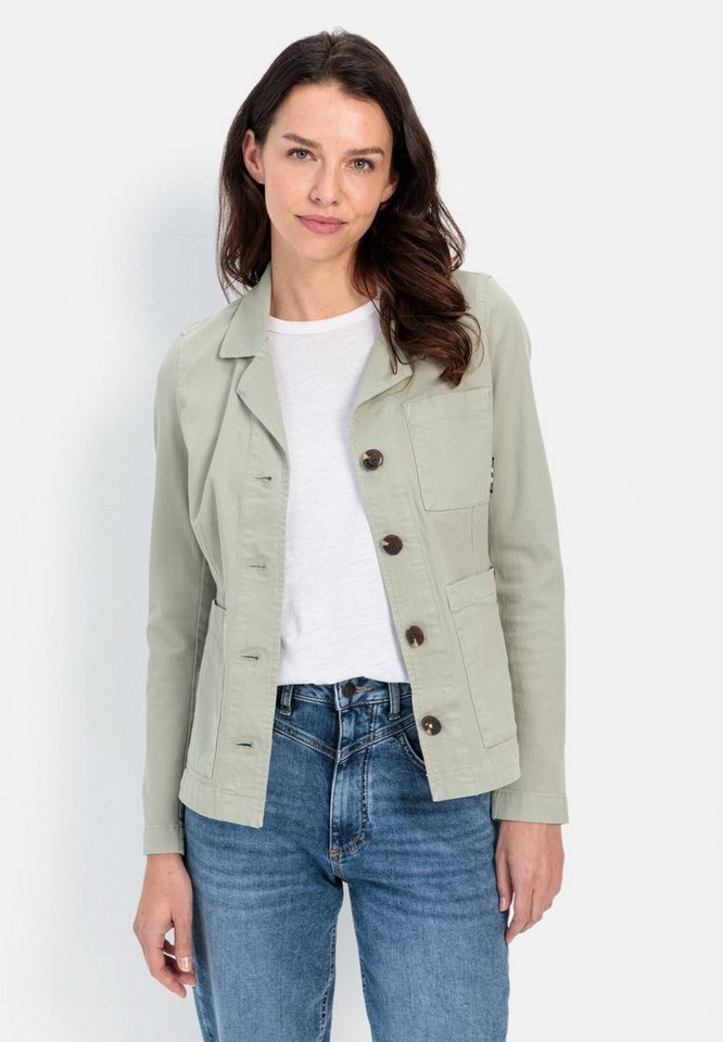 camel active Jeansblazer mit aufgesetzten Taschen Langarm Reverskragen von camel active