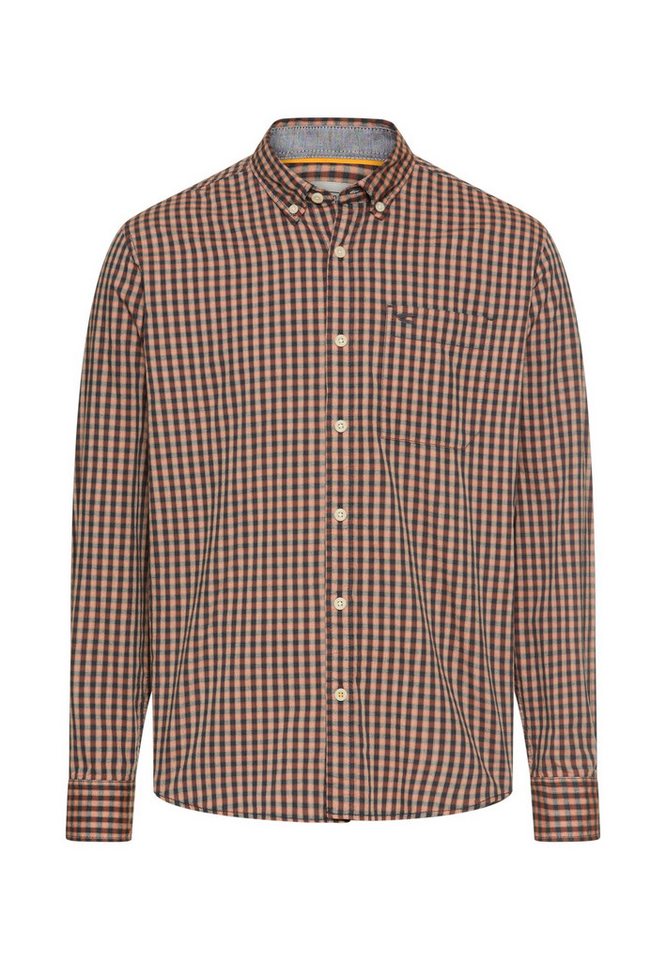 camel active Karohemd mit Logo Stickerei von camel active