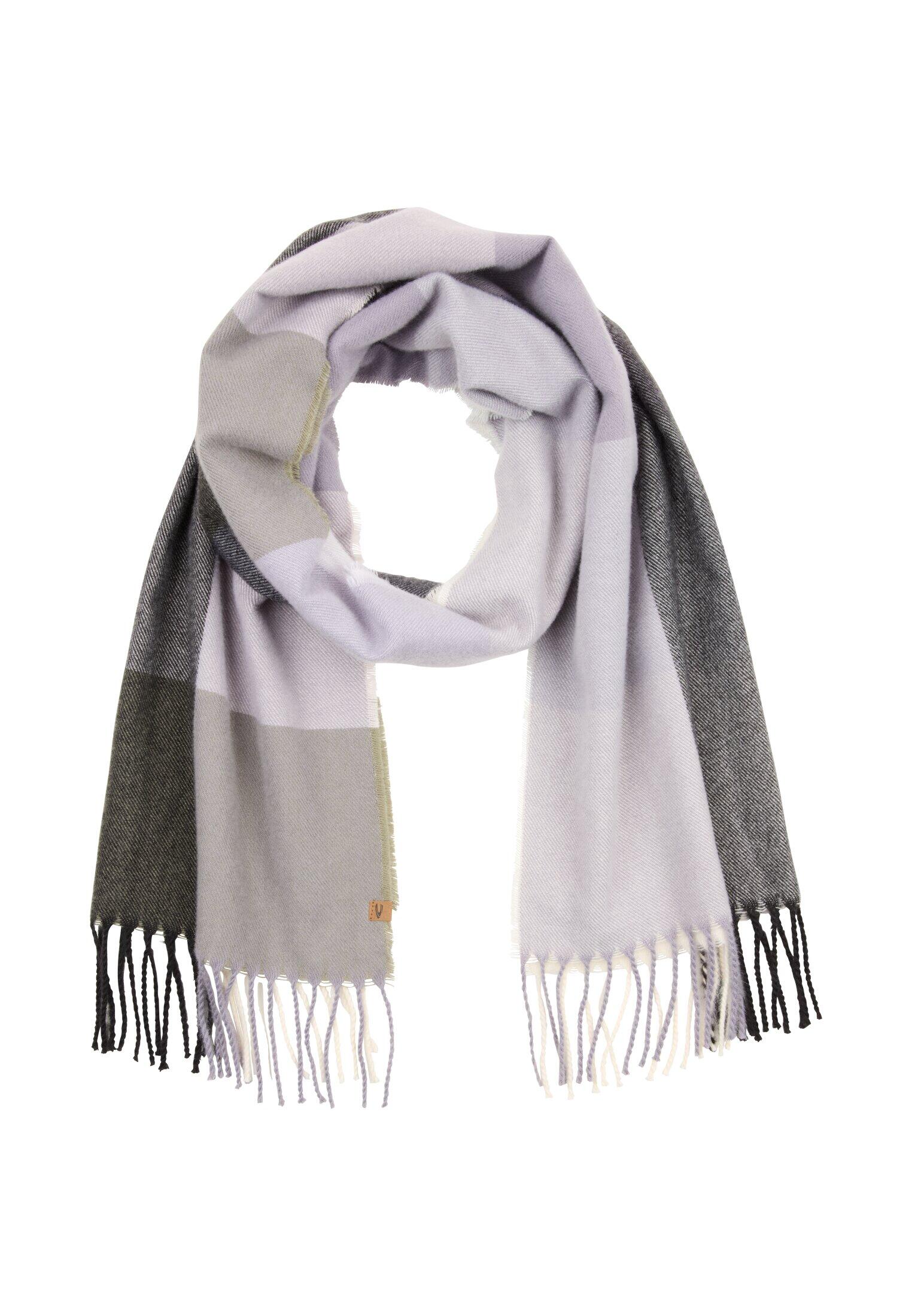 camel active - Karoschal mit Fransen misty lilac - Gr. - OS von camel active