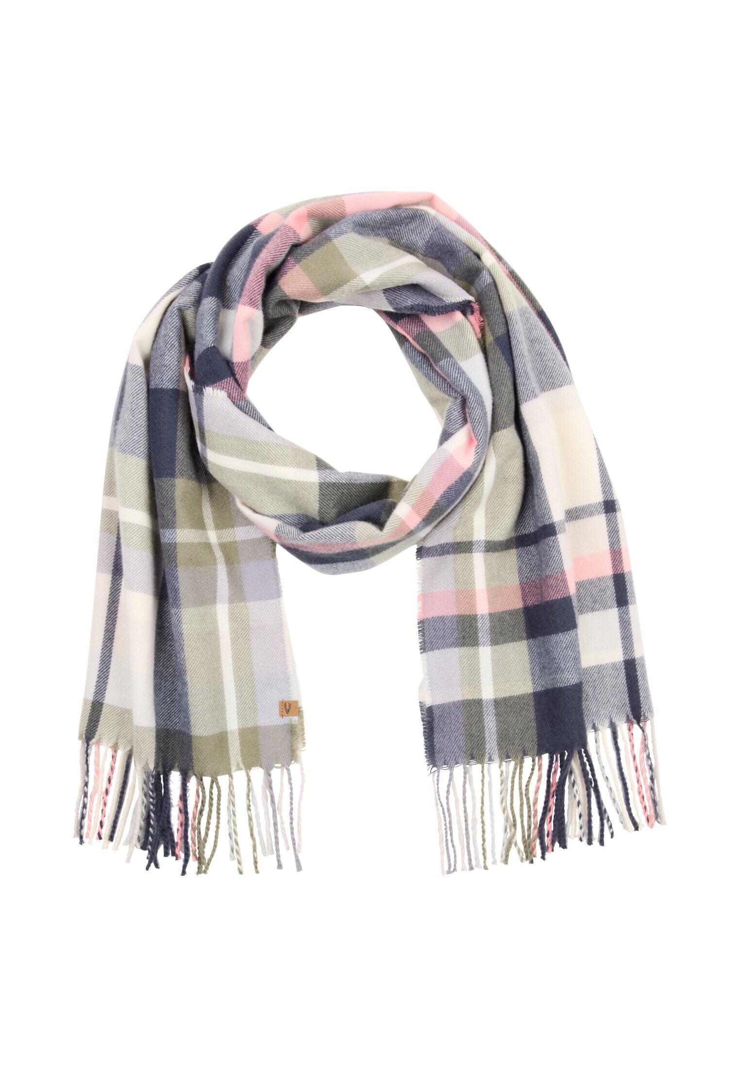 camel active - Karoschal mit Fransen night blue - Gr. - OS von camel active