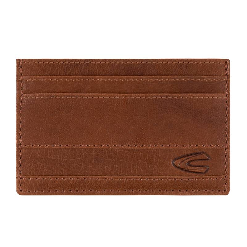 camel active Kartenetui "Field", aus fein genarbte Leder mit RFID-Schutz und Tracking Tag Fach von camel active