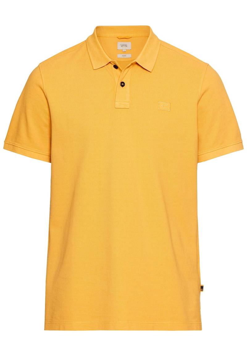 camel active - Kurzarm Poloshirt aus Baumwolle sunflower - Gr. - XL von camel active