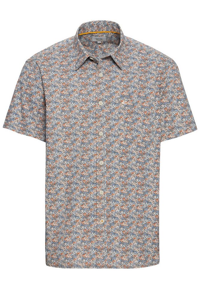 camel active Kurzarmhemd Kurzarmhemd mit Allover-Print von camel active