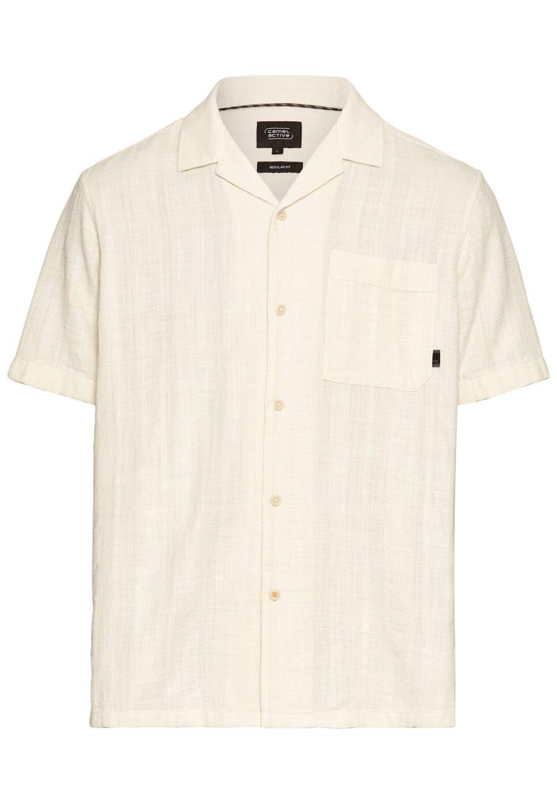 camel active - Kurzarmhemd mit Brusttasche ecru - Gr. - XL von camel active