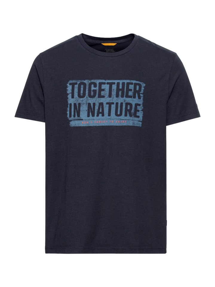 camel active Kurzarmshirt T-Shirt mit Logoprint - Regular Fit von camel active