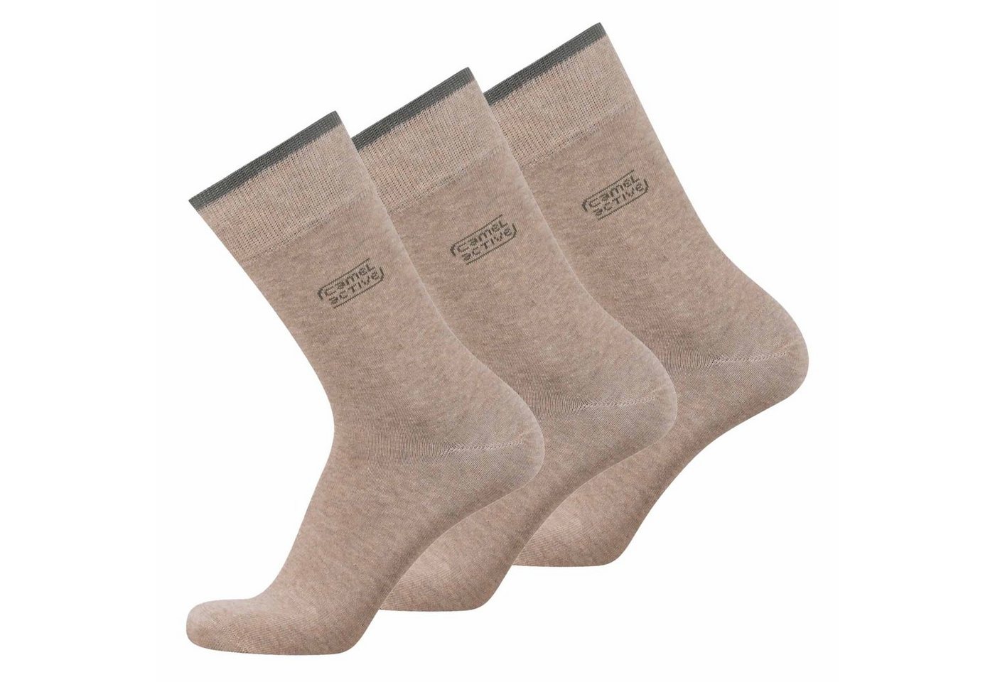 camel active Kurzsocken Herren Socken, 3er Pack - Basic Socken von camel active