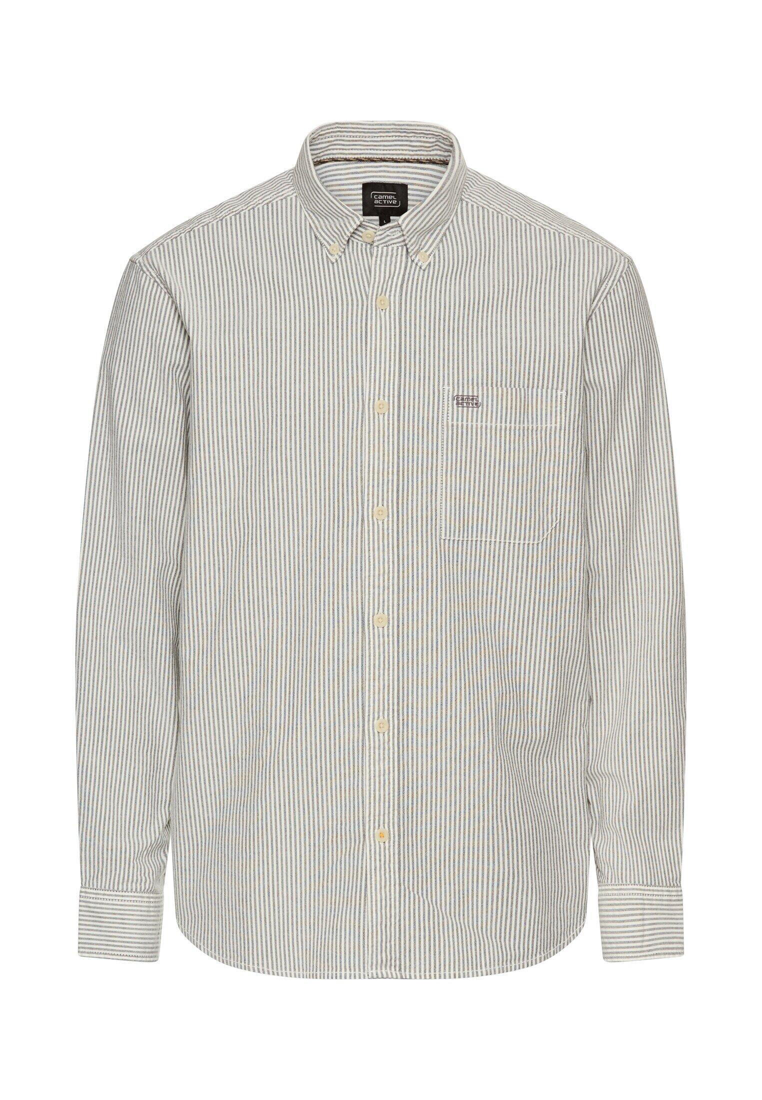 camel active - Langarm Shirt mit antibakterieller Funktion asphalt - Gr. - XXL von camel active