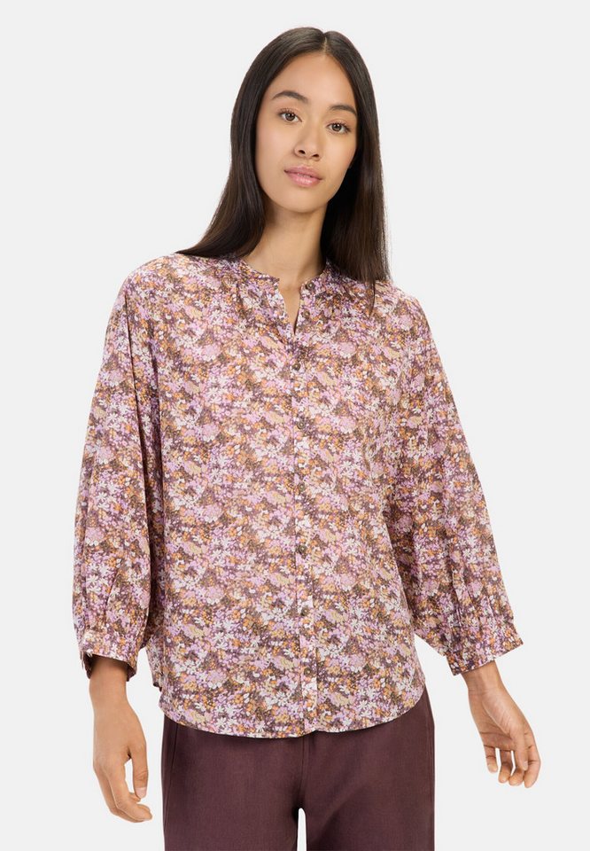 camel active Langarmbluse mit Allover Print Langarm Hemdblusenkragen Allover Print camel active Langarmbluse mit Allover Print Langarm Hemdblusenkragen Allover Print von camel active