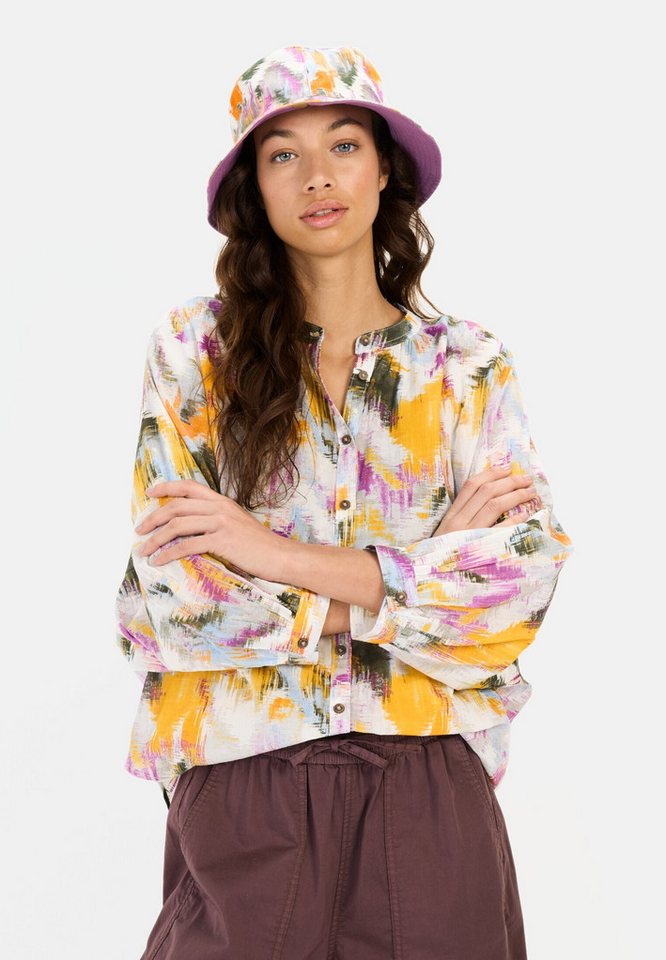camel active Langarmbluse mit Allover Print Allover Print von camel active