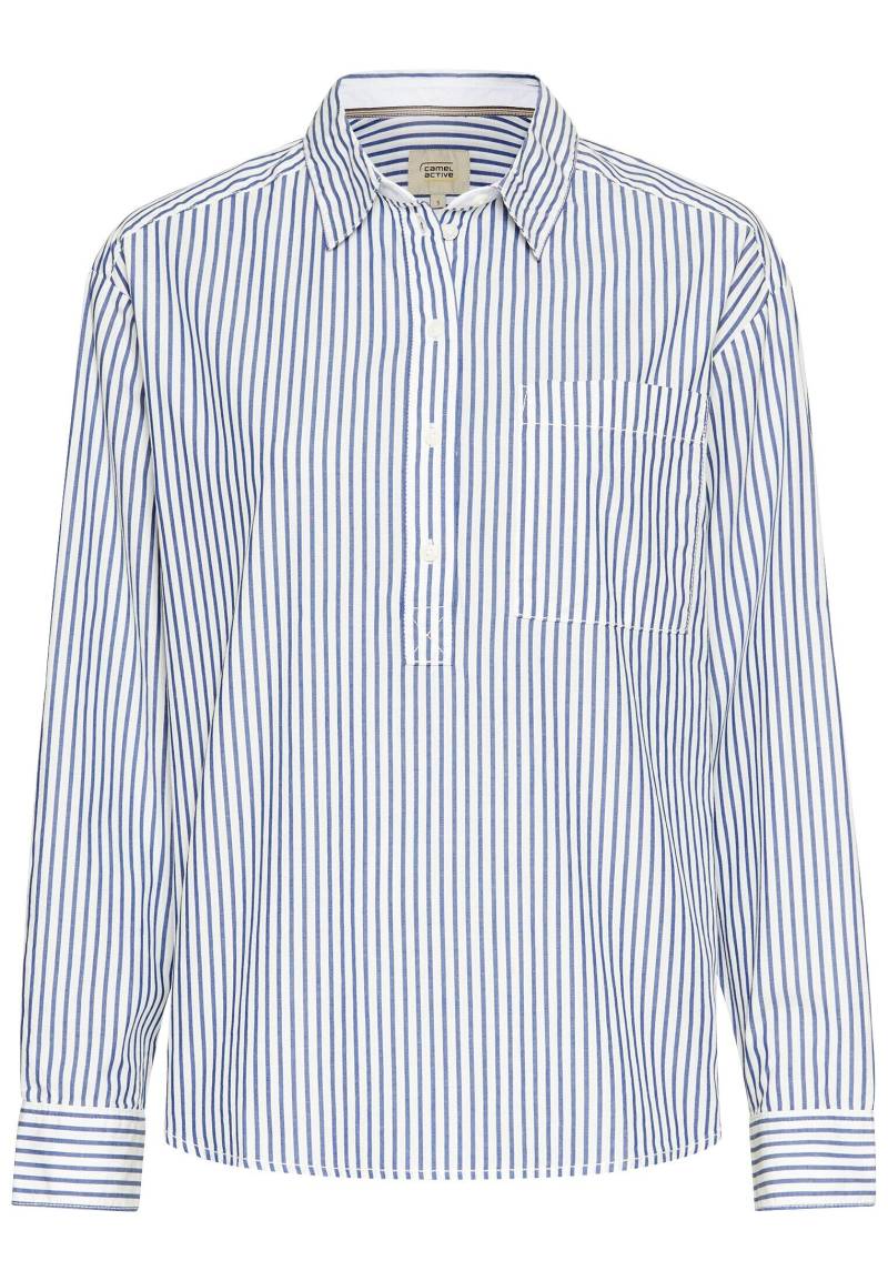 camel active - Langarmbluse mit Knopfleiste - Gr. - L von camel active