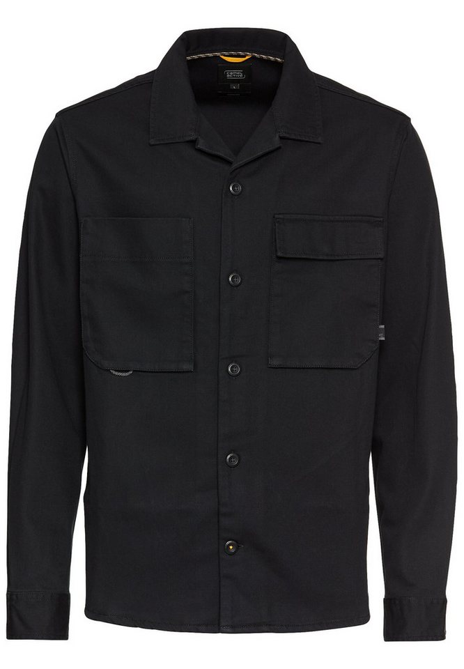camel active Langarmhemd Overshirt aus reiner Baumwolle von camel active