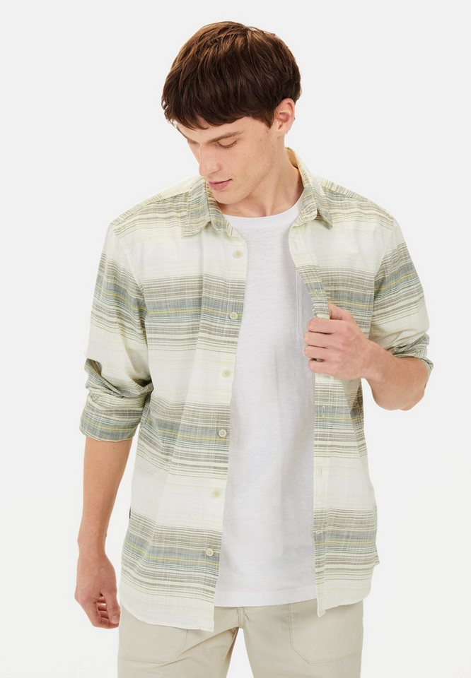 camel active Langarmhemd aus reiner Baumwolle Langarm Kentkragen Kentkragen von camel active