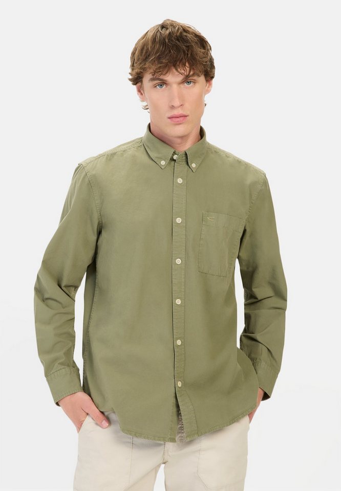 camel active Langarmhemd mit Brusttasche Button-Down von camel active