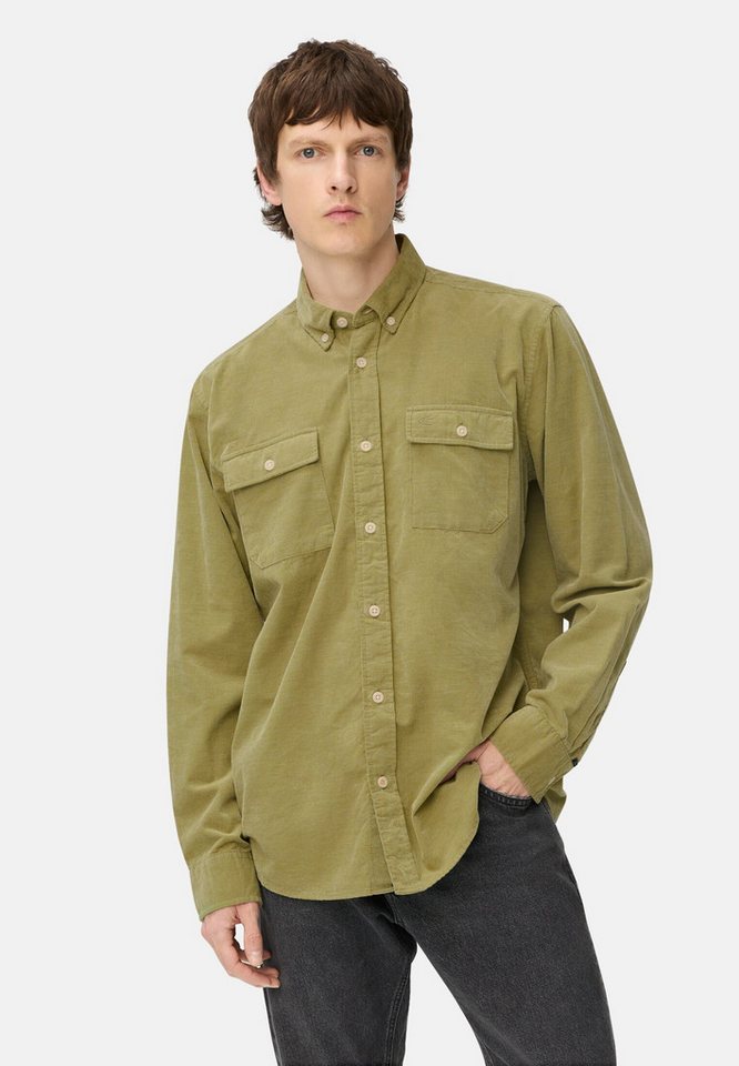 camel active Langarmhemd mit aufgesetzten Taschen Langarm Kentkragen Kentkragen von camel active
