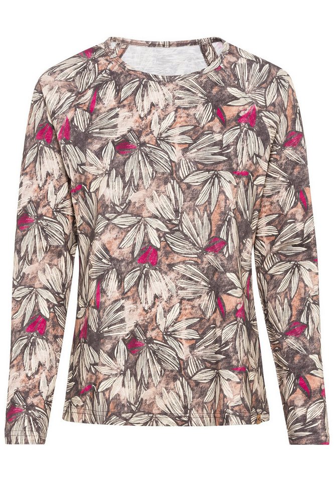 camel active Langarmshirt Langarmshirt aus Organic Cotton von camel active