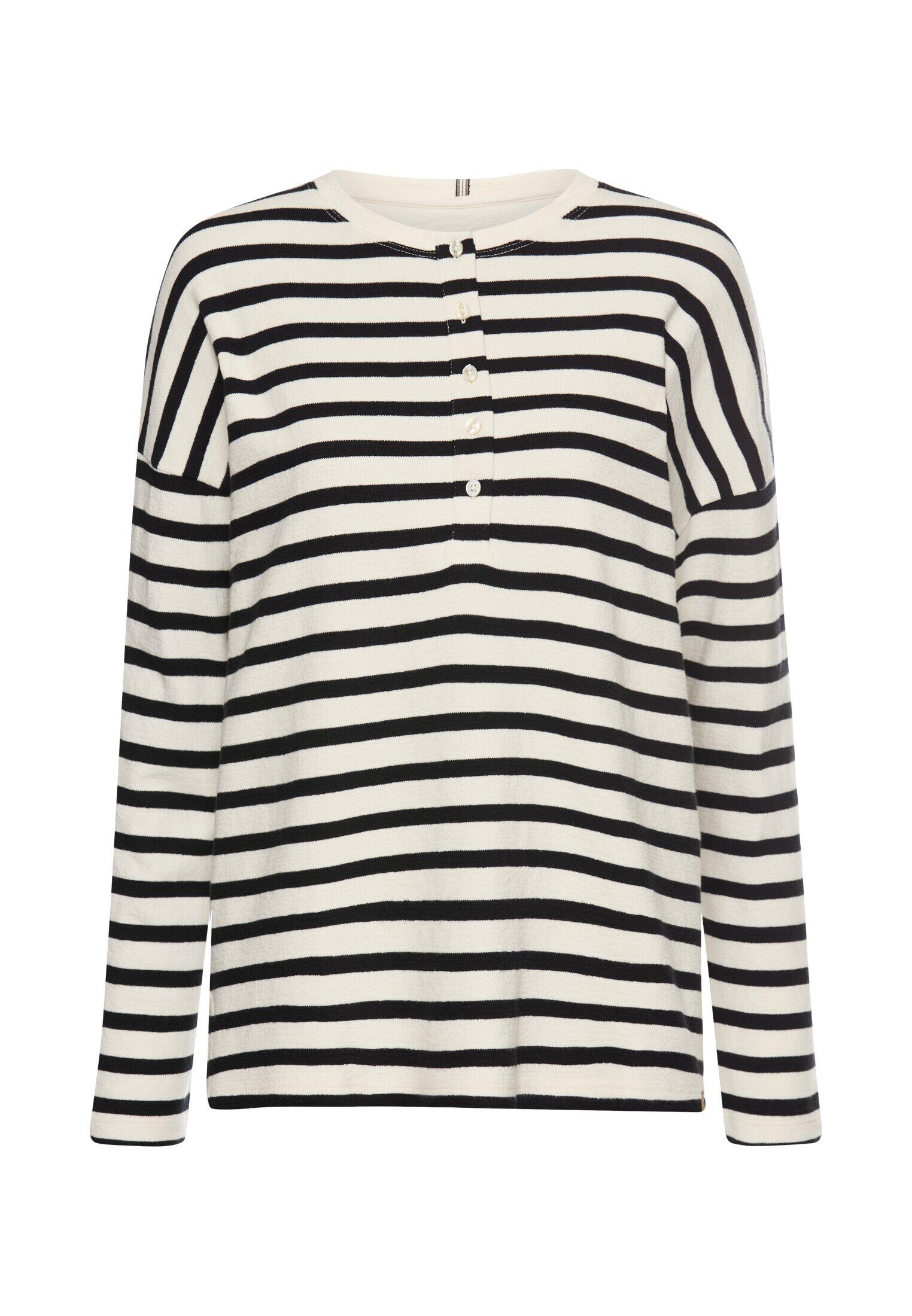 camel active - Langarmshirt mit Knopfverschluss - Gr. - M von camel active