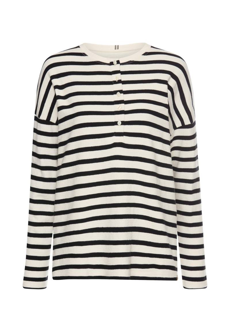 camel active - Langarmshirt mit Knopfverschluss - Gr. - M von camel active