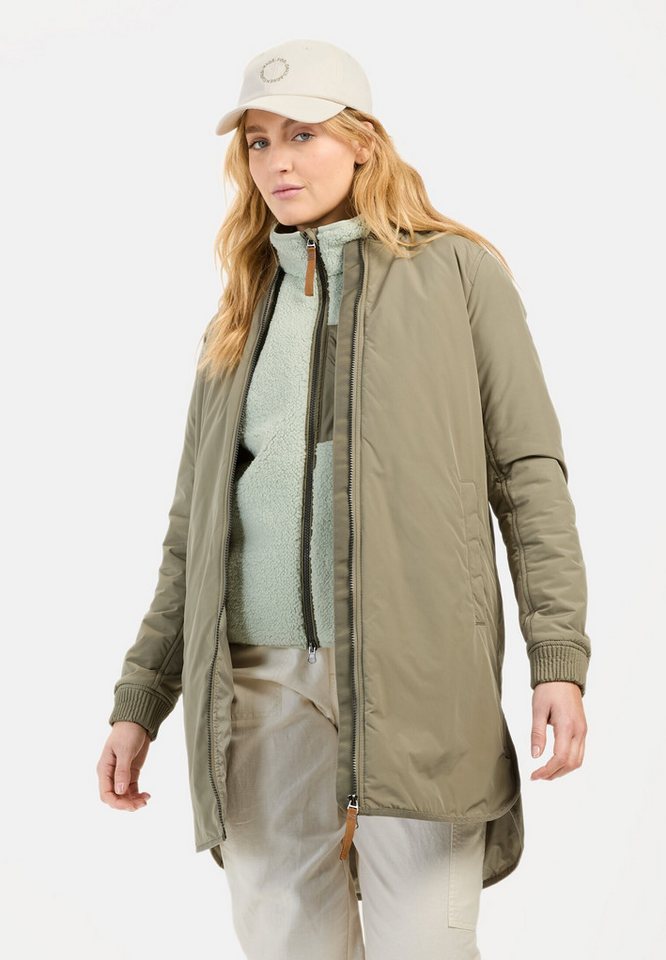 camel active Langjacke aus recyceltem Polyester Langarm Kapuze von camel active