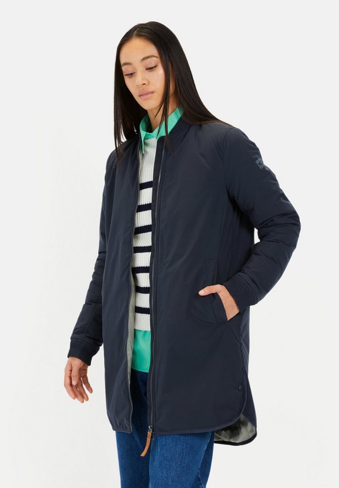 camel active Langjacke aus recyceltem Polyester Langarm Kapuze von camel active