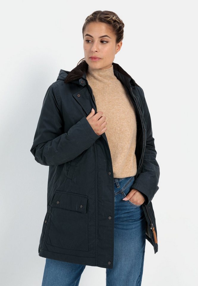 camel active Langjacke mit abnehmbarer Kapuze Langarm Kapuze von camel active