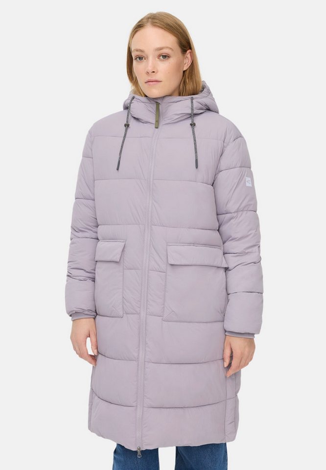 camel active Langmantel mit verstellbarem Saum und fester Kapuze Langarm Kapuze von camel active