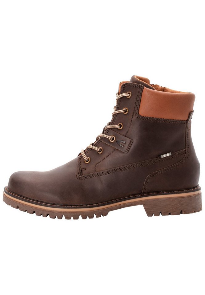 camel active Leder Boot Schnürschuh von camel active