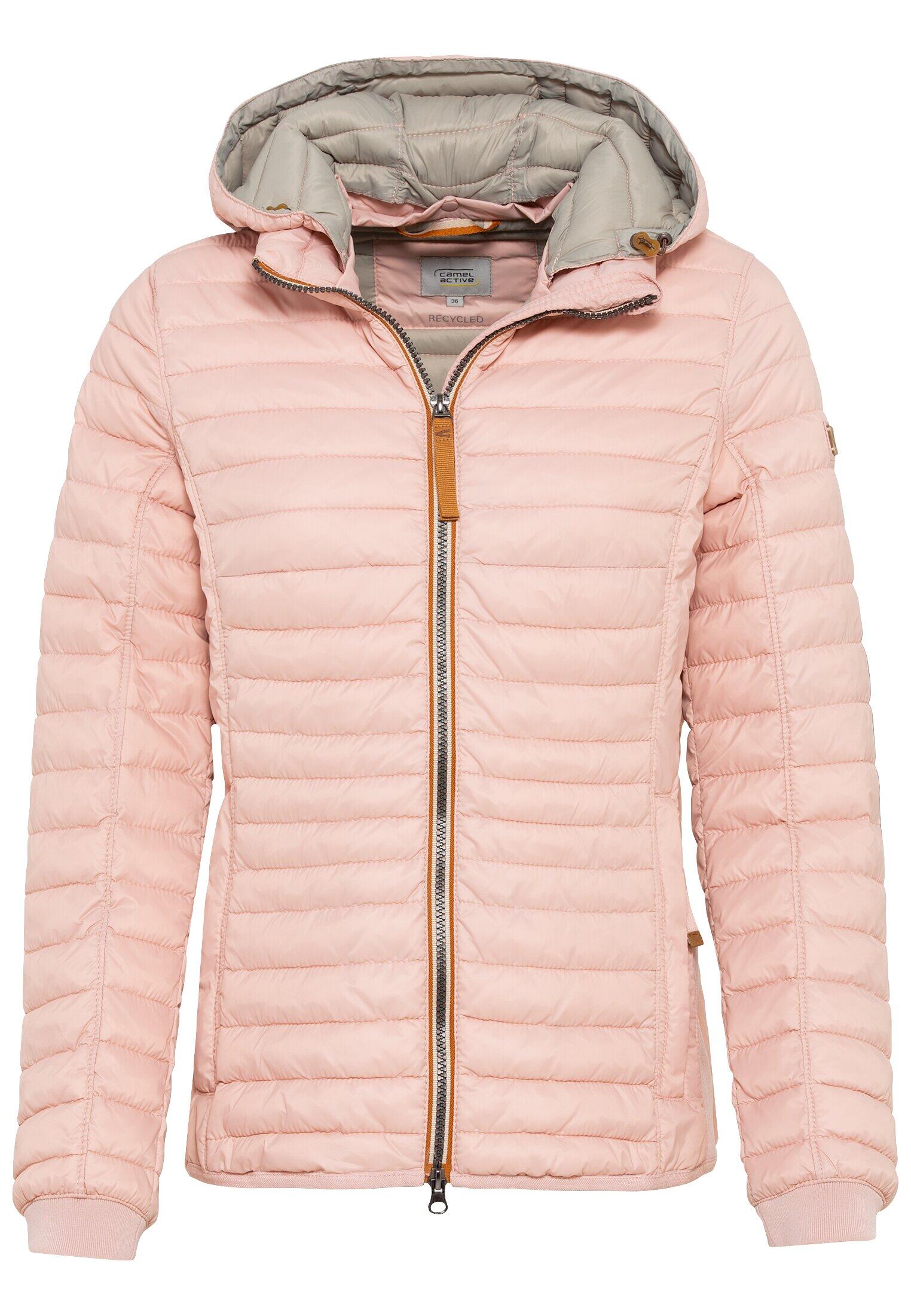 camel active - Leicht wattierte Steppjacke aus recyeltem Polyamid rose - Gr. - 42 von camel active