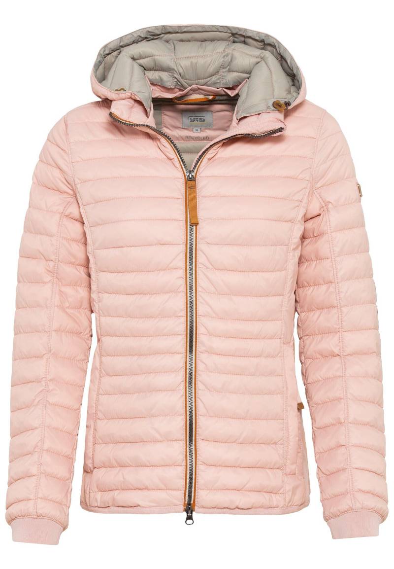 camel active - Leicht wattierte Steppjacke aus recyeltem Polyamid rose - Gr. - 42 von camel active