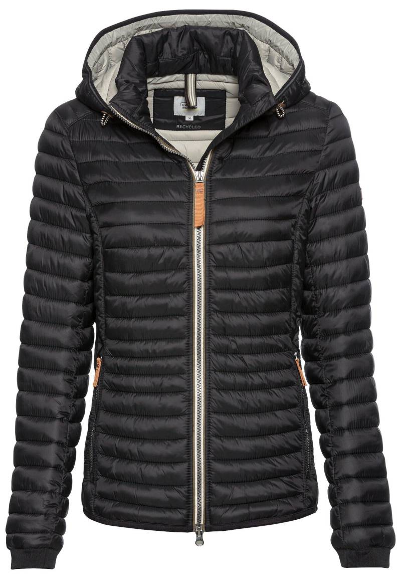 camel active - Leichte Steppjacke aus recyceltem Polyamid black - Gr. - 42 von camel active
