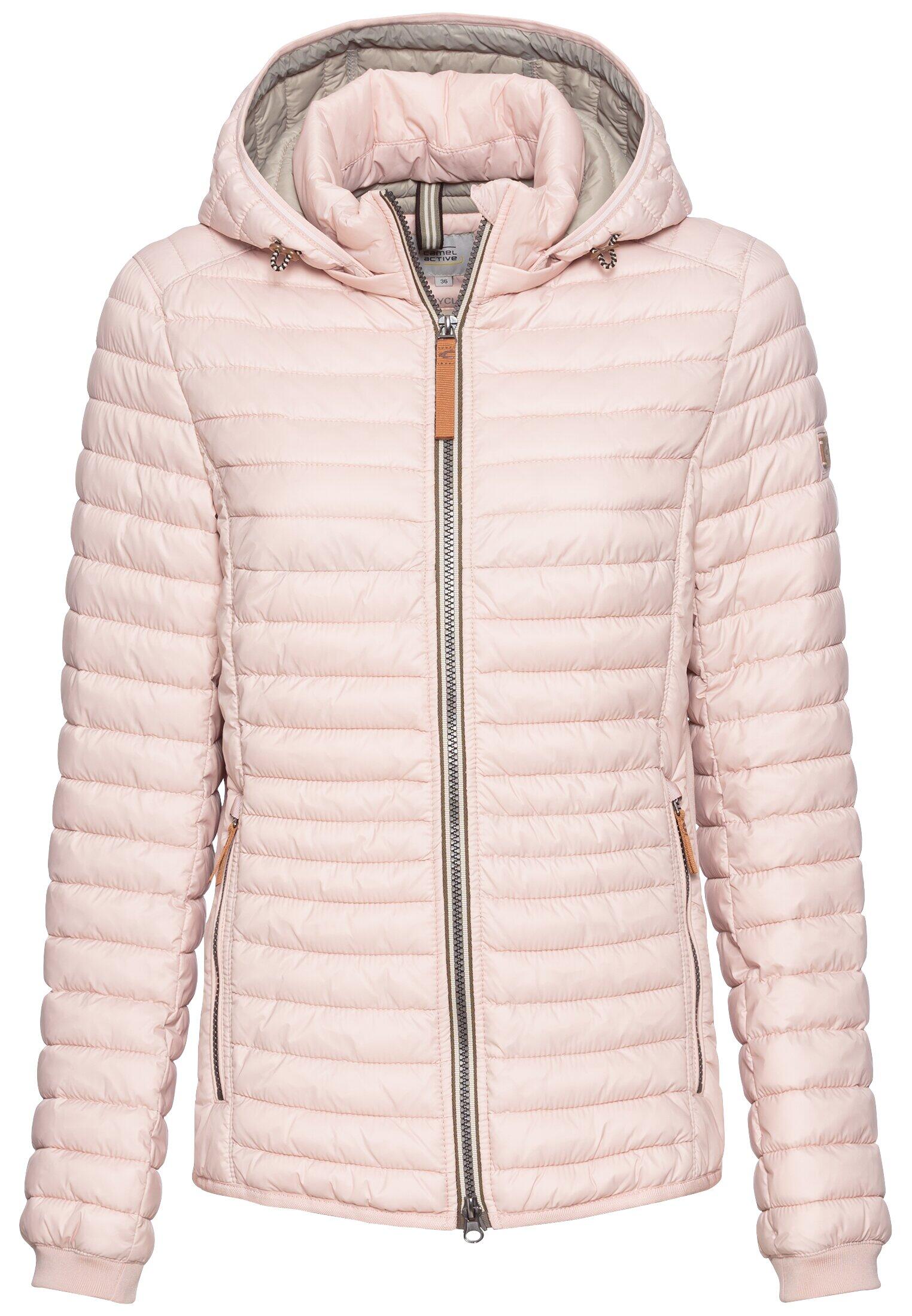 camel active - Leichte Steppjacke aus recyceltem Polyamid rose - Gr. - 46 von camel active