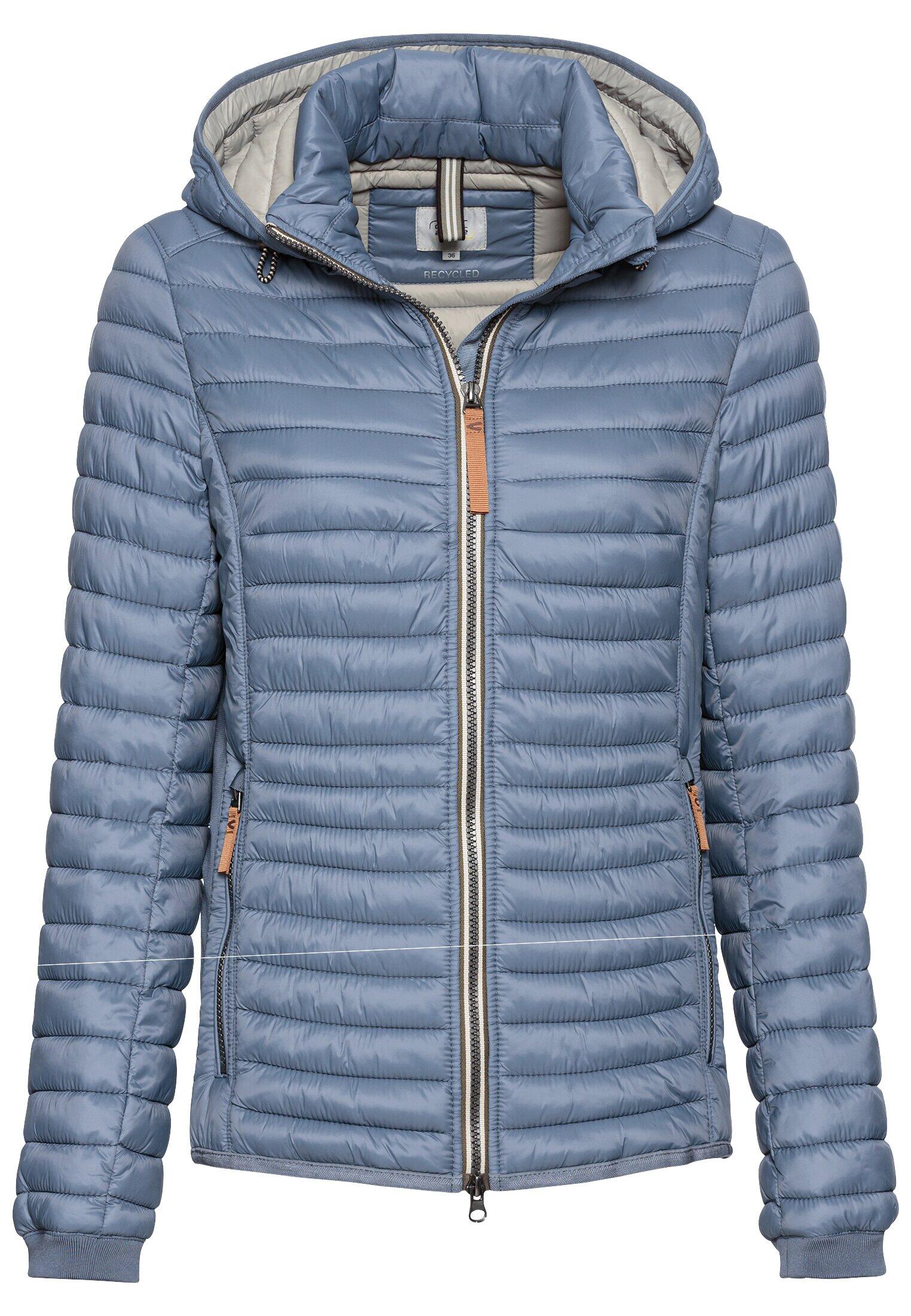 camel active - Leichte Steppjacke aus recyceltem Polyamid smoke blue - Gr. - 38 von camel active