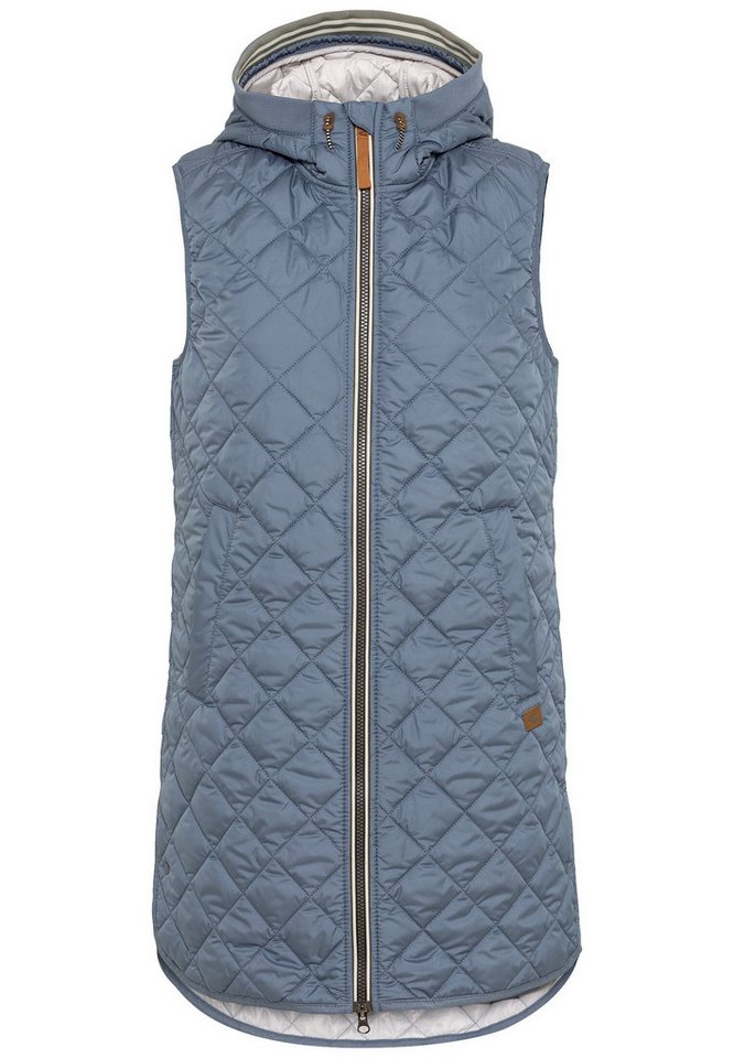 camel active Longweste Lange Steppweste aus recyceltem Polyester von camel active