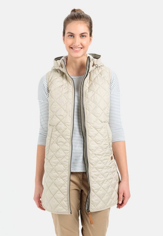 camel active Longweste aus recyceltem Polyester Markenlabel camel active Longweste aus recyceltem Polyester Markenlabel von camel active