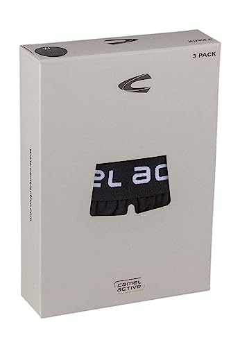 Camel Men Trunks 3er Box schwarz 2XL/54-56 von camel active