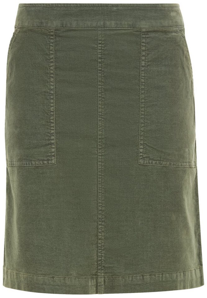 camel active Midirock Slim Fit Rock aus Samt von camel active