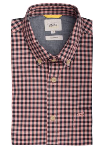 camel active Herren 409250-3S50 Hemd, Faded Red, Large von camel active
