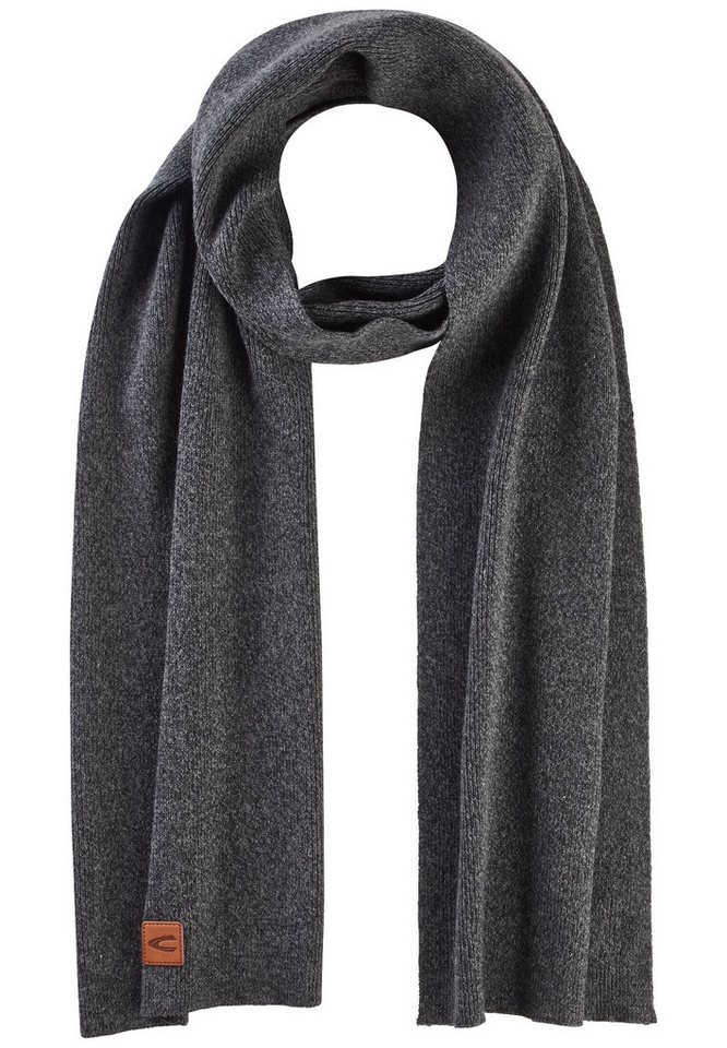 camel active Modeschal Strickschal aus Baumwoll-Mix von camel active