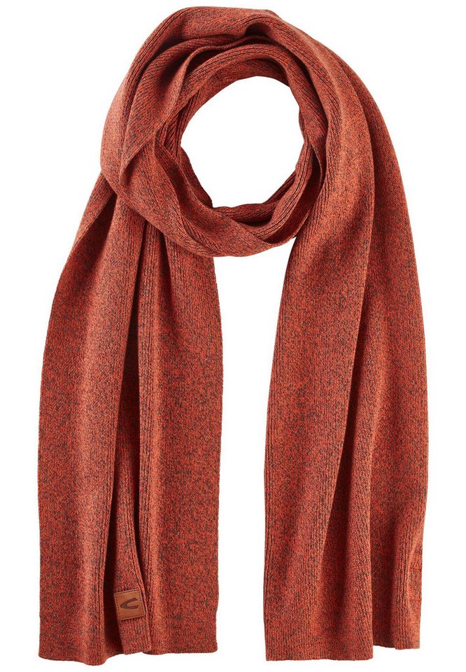 camel active Modeschal Strickschal aus Baumwoll-Mix von camel active