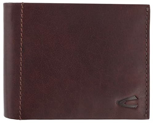 camel active Niagara Herren Geldbörse Querformat RFID Leder Mittelgroß Braun von camel active
