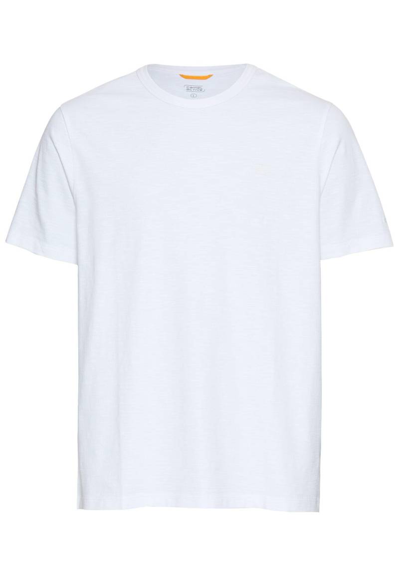 camel active - Organic T-Shirt aus reiner Baumwolle white - Gr. - XXL von camel active
