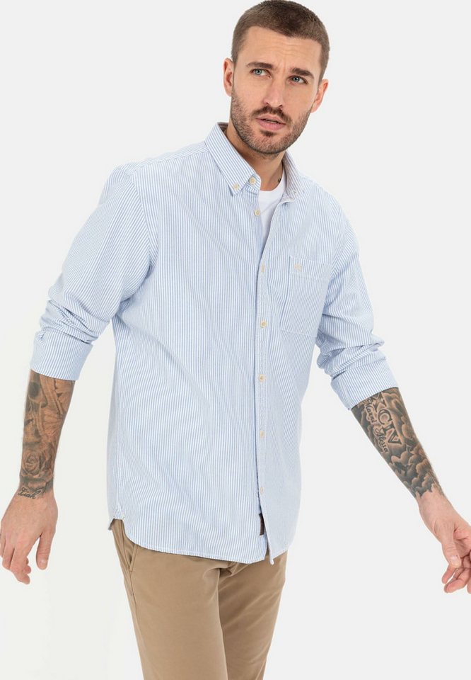 camel active Outdoorhemd Langarm FreizeitHemd für Herren (1-tlg) von camel active