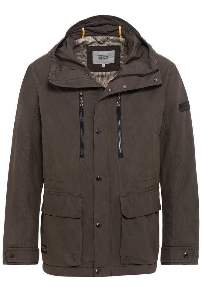 camel active Outdoorjacke Multi-Pocket Jacke mit Kapuze von camel active