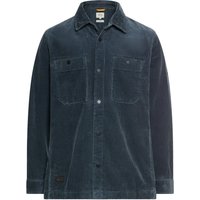 camel active Overshirt aus Baumwollcord mit Logo-Aufnäher von camel active